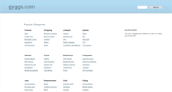 Desktop Screenshot of gyggs.com